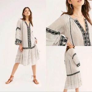 Free people vagabond maxi top in white chrome size small worn once